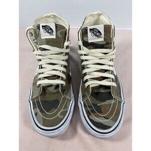 Vans Sk8-Hi tapered washed Camouflage Skateboard Unisex men's size 8.5